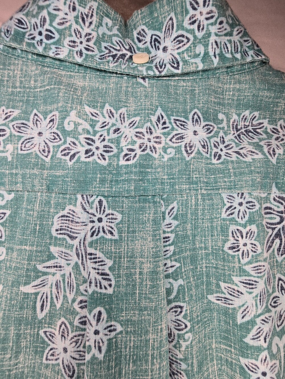 Reyn Spooner Classic Hawaiian Aloha Shirt Mens XXL Teal Floral Tropical - Picture 8 of 13